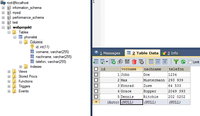 symfony2 doctrine sqlyog